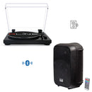 Redline RLTN11GB Giradischi cinghia Bluetooth Nero L+ IS SPX15AUB Diffusore 400w