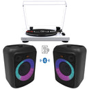 Redline RLTN11WH Giradischi cinghia Bluetooth Bianco L.+2 Klipsch GIG XL 30w RMS