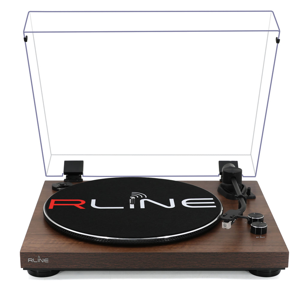 Redline RLTN11MWLN Giradischi a cinghia con modulo Bluetooth, Noce