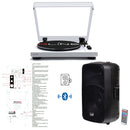 RLINE RLTN11WH Giradischi cinghia Bluetooth BiancoL+IS SPX12AUB Diffusore 400w - GlobalNet Shop