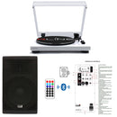 RLINE RLTN11WH Giradischi Bluetooth Bianco L + IS X212AUB Diffusore 800w picco - GlobalNet Shop