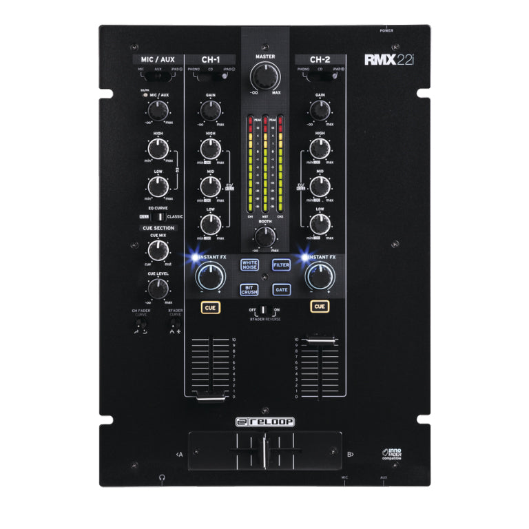 Reloop RMX22i Mixer x Dj digit. +effetti+Ingresso split x iPad tablet