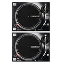 Reloop RP-7000 MK2 Coppia Giradischi Professionale trazione diretta per Dj, Nero