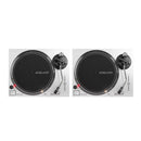 Reloop RP-2000 MK4 Coppia Giradischi Professionale trazione diretta x Dj, Silver