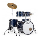 PEARL ROADSHOW RS505C/C743 Batteria 5p Cassa 20" Hardw. Piatti, Royal Blue Metal