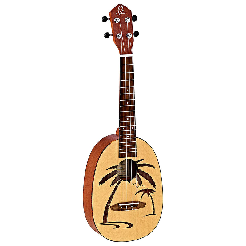 Ortega RUPA5 Ukulele Concert Spruce/ Sapele Natural Serie Bonfire a 18 Tasti