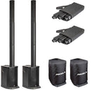 Proel SESSION1X 2x Sist. a Colonna 400W MP3 USB BLUETOOTH ST+2x COVERSESSION1SUB