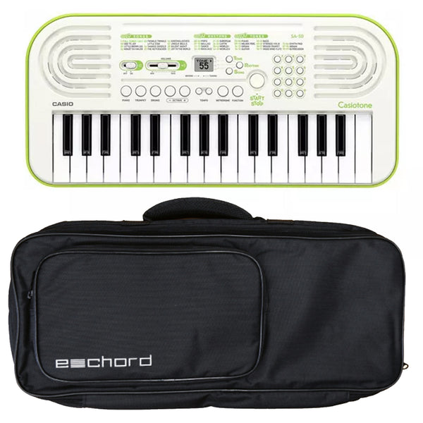 Casio SA-50 Mini Tastiera 32 tasti + FBT E-chord B-37 Borsa Custodia x tastiera