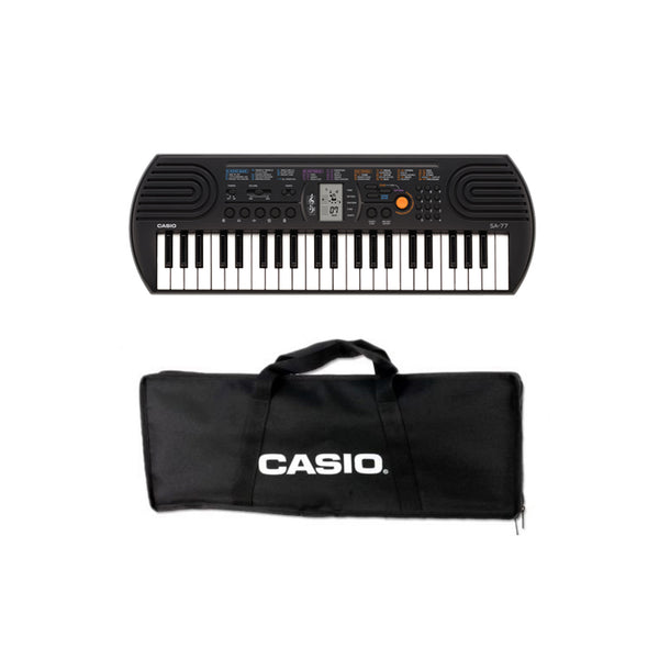 Casio SA-77 Mini Tastiera polifonica a 8 Voci e 44 tasti + Borsa Trasporto