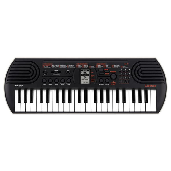 Casio SA-81 Casiotone Mini Tastiera 44 tasti 32 Note, Nera/Grigio Chiaro