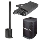 Proel SESSION1 Sistema a colonna 400W MP3 USB SD BLUETOOTH STEREO Nero + Cover