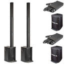 Proel SESSION1 Coppia Sistema colonna 400W MP3 USB SD BLUETOOTH STEREO + 2Cover