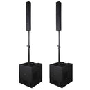 Proel SESSION4 Coppia Sistema Pro colonna 1200W pic. MP3 USB SD Bluetooth Stereo