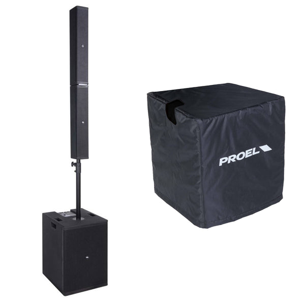 Proel SESSION6 Sistema audio colon. 2400Wp MP3 USB SD Bluetooth St+COVERSESSION6