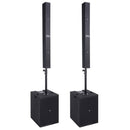 Proel SESSION6 Coppia Sistema audio colonna 2400W p. MP3 USB SD Bluetooth Stereo