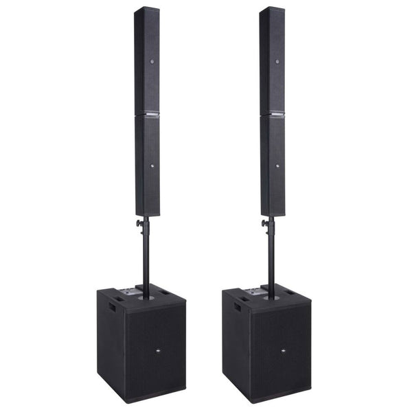 Proel SESSION6 Coppia Sistema audio colonna 2400W p. MP3 USB SD Bluetooth Stereo