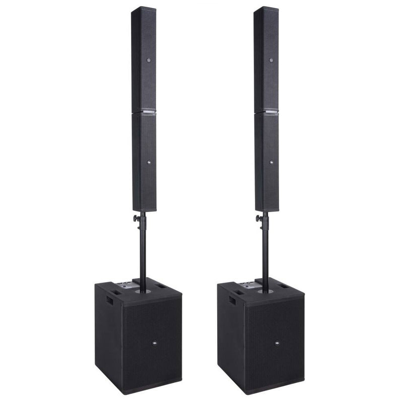 Proel SESSION6 Coppia Sistema audio colonna 2400W p. MP3 USB SD Bluetooth Stereo