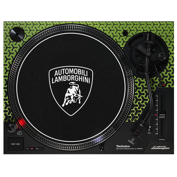 Technics SL-1210MK7B Lamborghini Green Vert Giradischi Pro x Dj trazione diretta