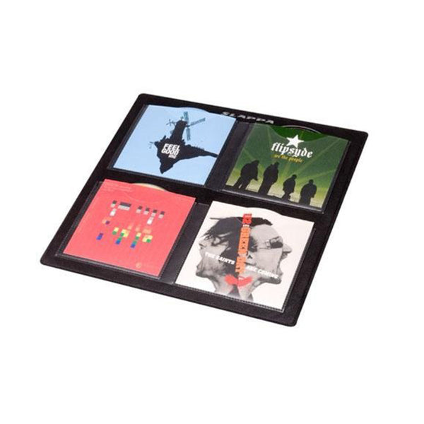 Slappa SL-DJ PAGE Pagine porta cd x 20 cd + 20 copertine cd oppure 40 cd, Nero