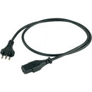 Proel SM200LU25 Cavo Aliment. Presa ECSt. 3Poli a Spina ECSt. 3Poli, 2.5mt, Nero - GlobalNet Shop