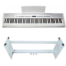Echord SP20 W Piano Digit 88T Pesati Bianco + WS10 Supporto in legno tre pedali - GlobalNet Shop
