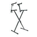 Proel SPL152 Supporto Pro x tastiera 2 livelli regol. SNAP LOCK grigio antracite