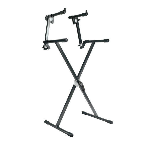 Proel SPL152 Supporto Pro x tastiera 2 livelli regol. SNAP LOCK grigio antracite