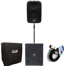 Italian Stage IS SPX15AUB Diffusore + S118A Subwoofer +COVER +Distanziatore+Cavo