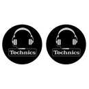 Magma TECHNICS HEADPHONE Coppia Feltri x giradischi Dj fondo Nero Logo Technics
