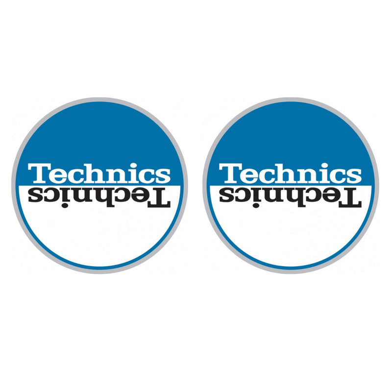 Magma TECHNICS MOON 2 Coppia Feltri x giradischi Dj fondo bicolore Logo Technics