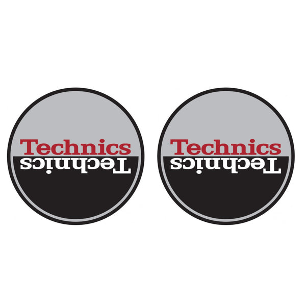 Magma TECHNICS MOON 3 Coppia Feltri x giradischi Dj fondo bicolore Logo Technics