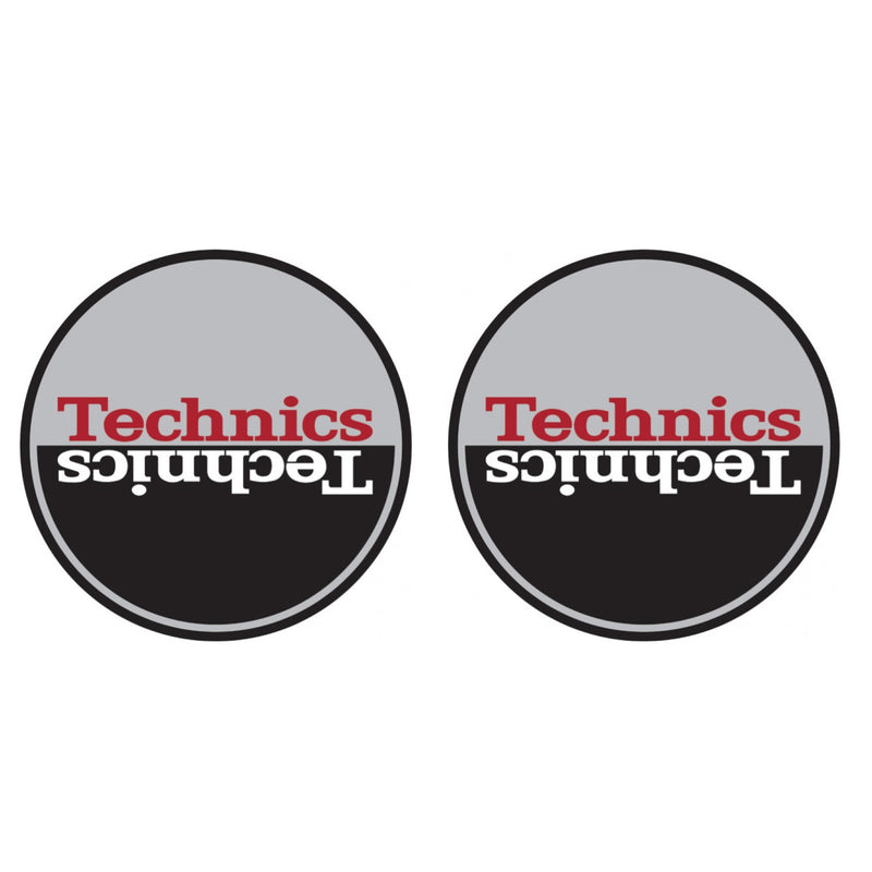 Magma TECHNICS MOON 3 Coppia Feltri x giradischi Dj fondo bicolore Logo Technics