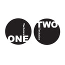 Magma TECHNICS ONE & TWO Coppia Feltri x giradischi Dj fondo Nero Logo Technics