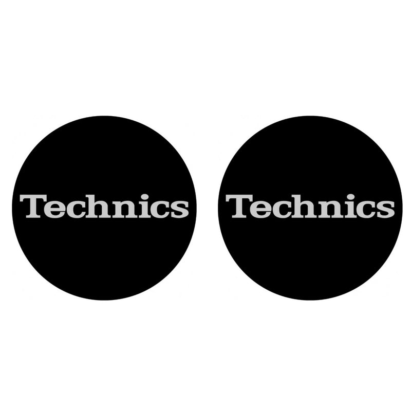 Magma TECHNICS SIMPLE 2 Coppia Feltri x giradischi Dj fondo Nero Logo Technics