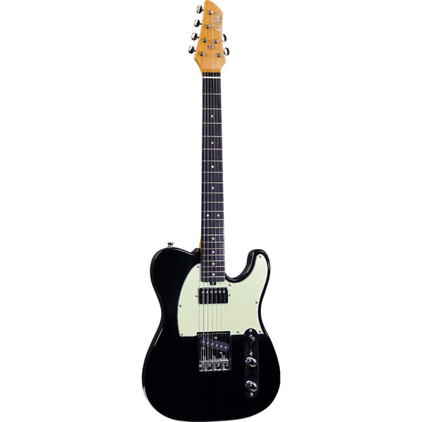 Eko TERO V-NOS BLACK Chitarra Elettrica a 22 Tasti con singol-coil S-H