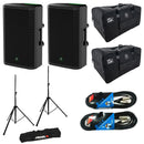 Mackie Thrash215 Coppia Cassa Attiva 15" 1300w + 2BAG + FRE300KIT+2x BULK250LU10 - GlobalNet Shop