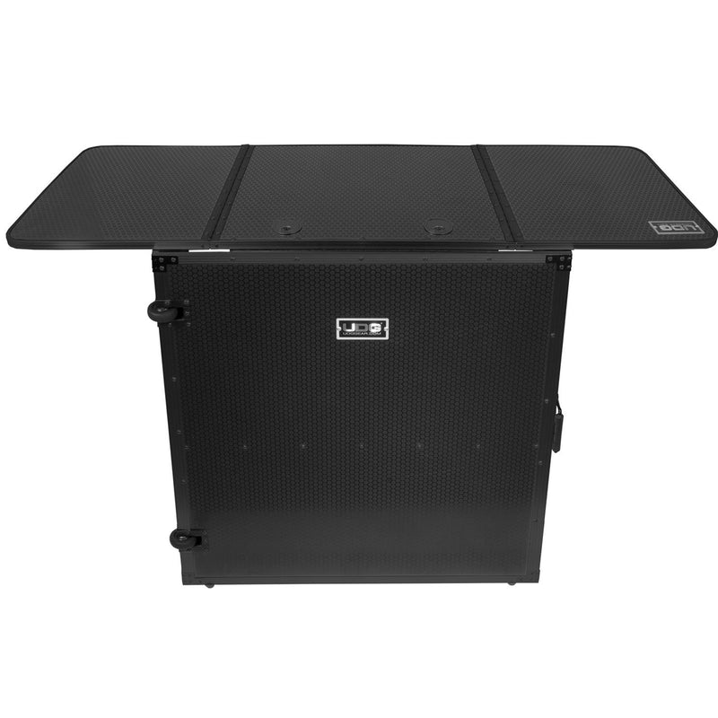 UDG U91049BL2 Ultimate Fold Out DJ Table Total Black MK2 Plus Wheels Tavolo Dj