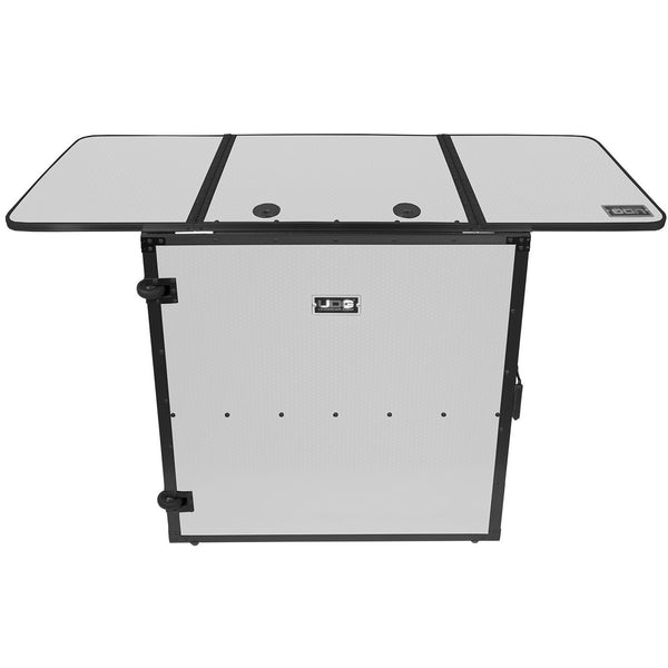 UDG U91049WH2 Ultimate Fold Out DJ Table White MK2 Plus Wheels Tavolo Dj Bianco