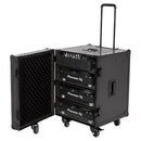 UDG U91101BL Ultimate Flight Case 4CDJ/Mixer Black Plus Trolley & Spinner Wheels