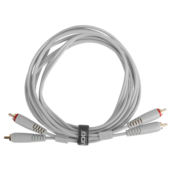 UDG U97003WH Ultimate Audio Cable Cavo connett. 2x RCA M a 2x RCA M 3mt Bianco