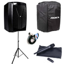 Proel V12FREE Diffusore Trolley Batteria 400w + Mic Wireless +Cover+Stativo+Cavo