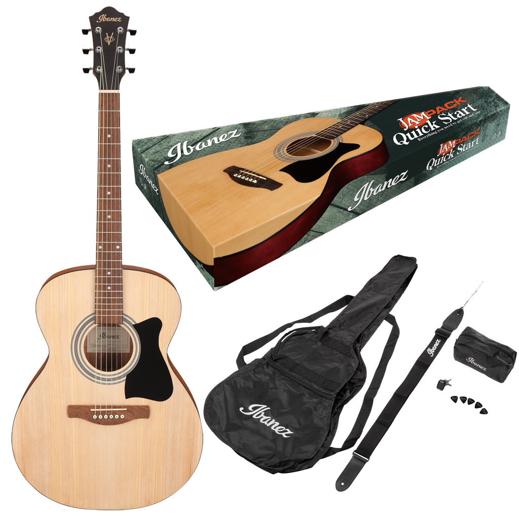 Ibanez VC50NJP-OPN Jam Pack Quick Start Chitarra Acustica Natural + ac
