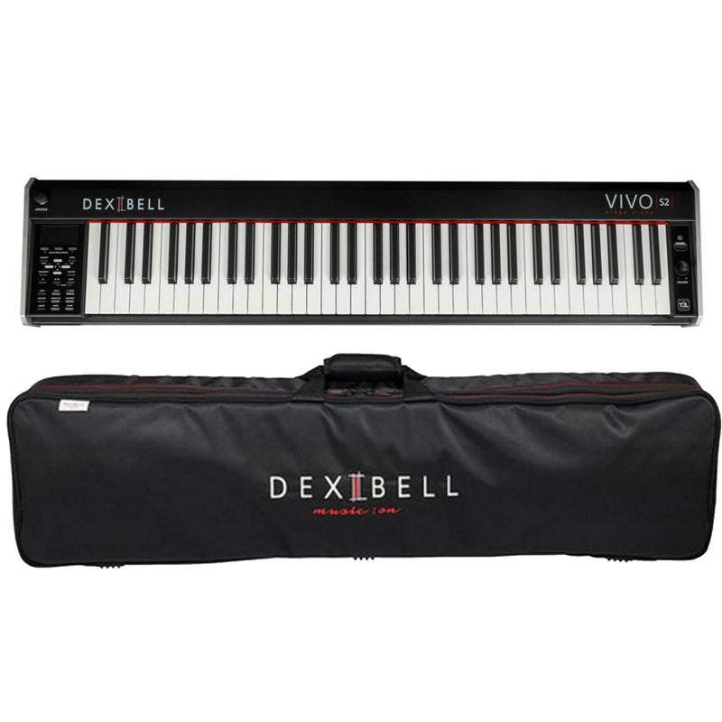 Dexibell VIVOS2 Stage Piano 68T alim. anche Batteria + DX BAGS1 Borsa trasporto