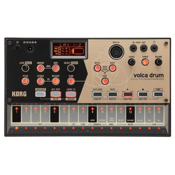 Korg VOLCA DRUM Sintetizzatore digitale di suoni di batteria e percussioni