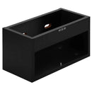 Zomo VS-BOX 1/45 BLACK Mobile x l'archiviazione di circa 40-50 vinili formato LP