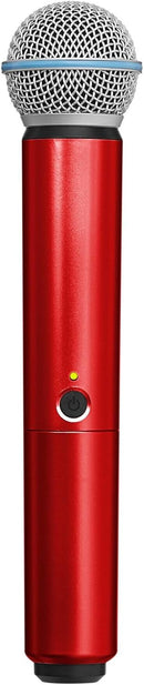 Shure WA713-RED Cover per Microfono Palmare BLX2: SM58, BETA58A, Rosso