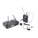 Proel EIKON WM700HA Microfono wireless archetto x karaoke canto live, Nero