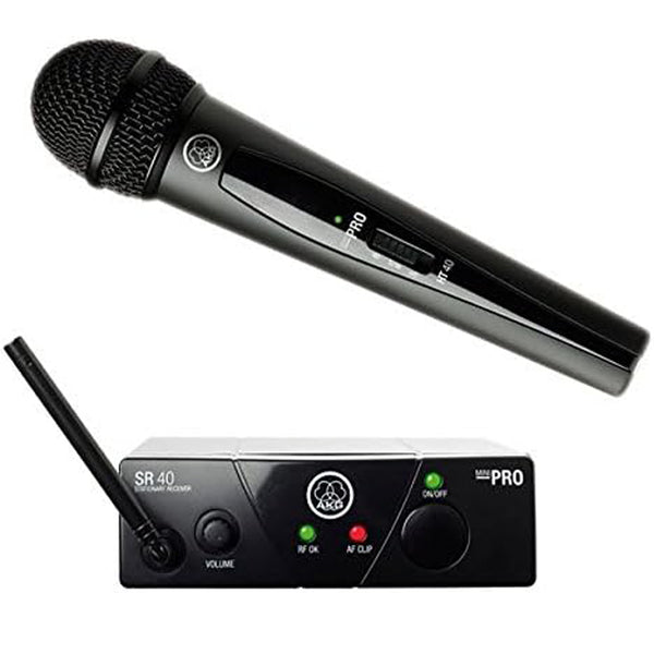 AKG WMS40 Mini Vocal Set ISM1 (863.100MHz) Sistema mic wireless palmare-gelato