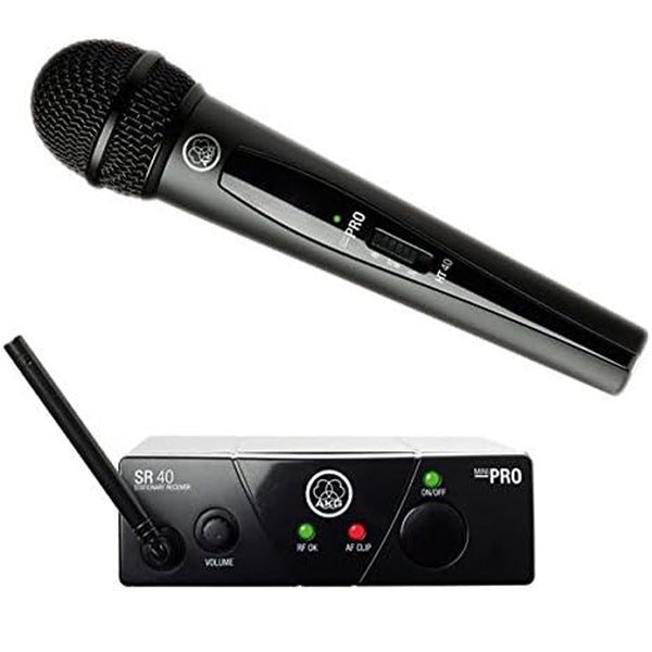 AKG WMS40 Mini Vocal Set ISM2 (864.375MHz) Sistema mic wireless palmare-gelato
