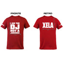 Global Net XELA T-SHIRT taglia L Girocollo con logo Dj Xela, Rossa